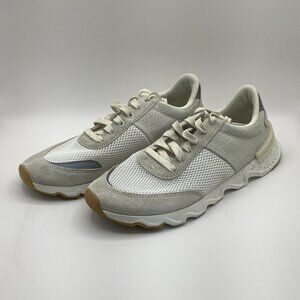 Sorel Women's Kinetic Lite Lace Sneaker, White, Size 9.5